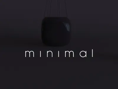 Minimal Interior Home Decoration  3D model