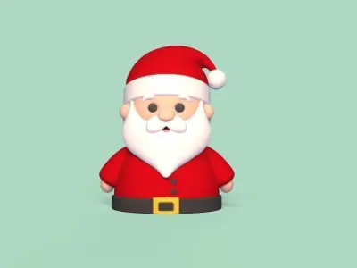 Little Santa Claus 3D print model