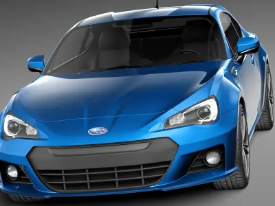 Subaru BRZ 2013 3D model