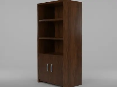 Furniture Bookcase 3D model