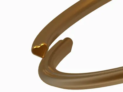 Fancy Heart Bracelet 3D print model