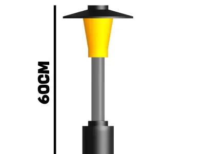 Lego desk lamp 3D print model