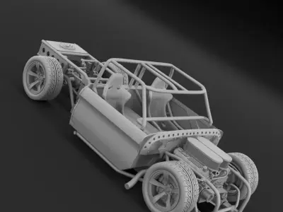 1966 CHEVROLET C10 CUSTOM TRANS KIT 3D print model