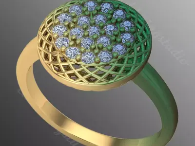 Ring kt 155 3D print model