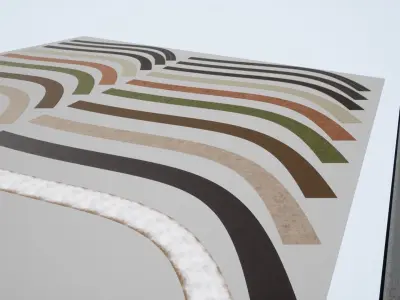 Advanced Road Materials - UE4 Low-poly 3D model