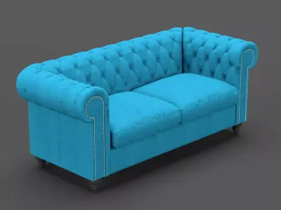 Chesterfield Sofa 3D model