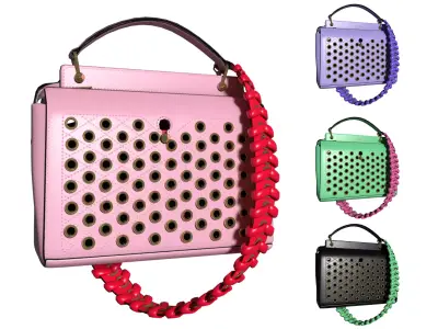 Fendi Dotcom Bag SE - 3d Model Low-poly 3D model