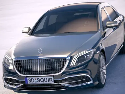 Mercedes Maybach 2019 3D model