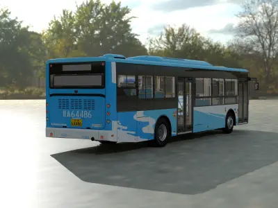 YUTONG Vseries buses 3D model