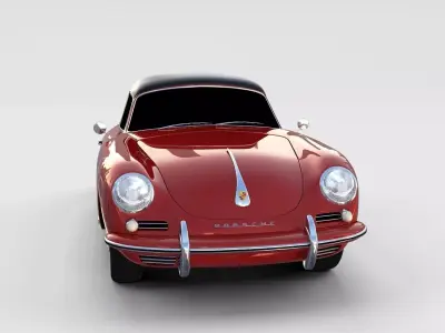 Porsche 356 Cabrio rev 3D model