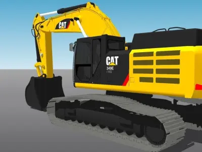 CAT 349 E LME 3D model