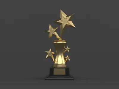 Trophy Cups 3D model 122