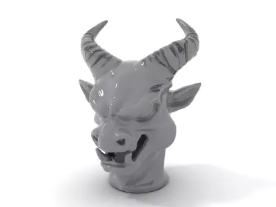 Sleek Onyx Demon model pack Low-poly 3D model