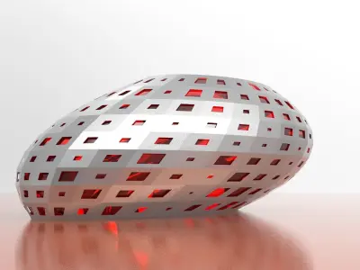 Parametric Facade Design Grasshopper Rhino Model Download 3D model