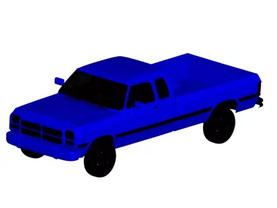 Dodge Ram 1990 3D model