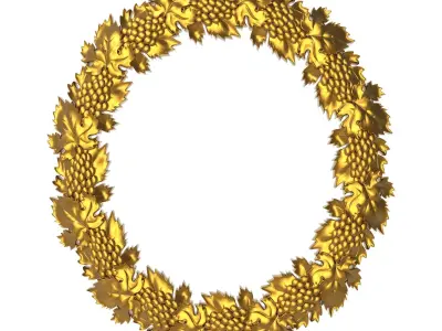 carved frame 3D model 54