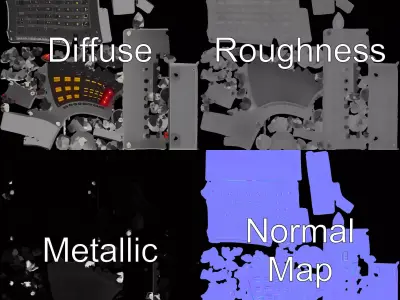 MKIII Audio Controller model pack with detailed interface Low-poly 3D model