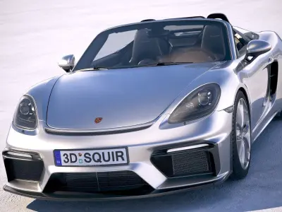 Porsche 718 Boxster Spyder 2020 3D model