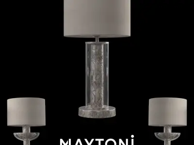 Table lamp Maryland ARM526PL-08GR Maytoni Classic Free 3D model