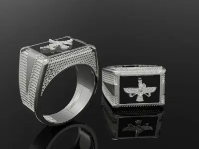 Forouhar ring 3D print model