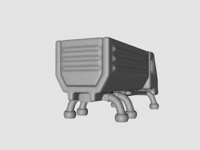 Sci-Fi Truck 3D model