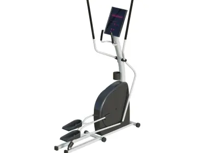 Elliptical Trainer Low-poly 3D model
