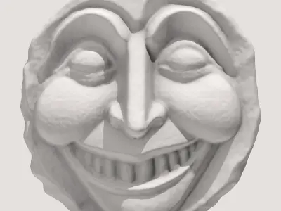 Moon Faces - 6 Models 3D Model Collection