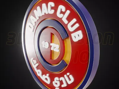 Damac logo - Cinematic - 3D print 3D model