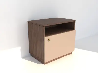 Serena Line Elegance island- cube model Low-poly 3D model