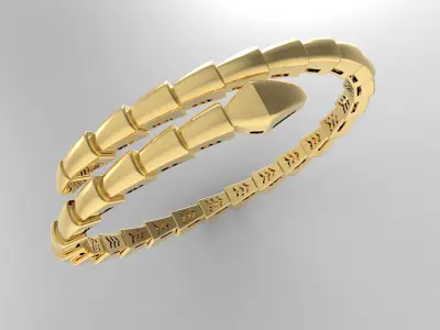 Serpenti Bracelet 170mm 3D print model