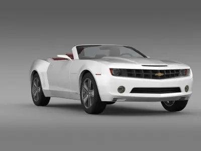 Chevrolet Camaro Convertible Concept 2008 3D model