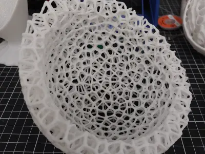 Voronoi Storage Bowl 3D print model