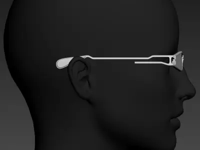 HighPoly Glasses or Sunglasses 3D model