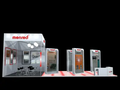 Exhibition - Area - 12X6-3DMAX2009-010 3D model