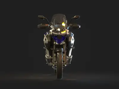 Base model for Triumph Tiger 1200 GT 2022 3D model