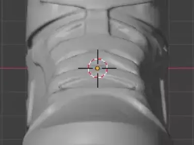 3D model Air Jordan 1 Chicago sneaker with a Nike Dunk sole 3D print model