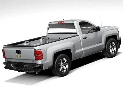 Chevrolet Silverado 2014 Regular Cab 3D model