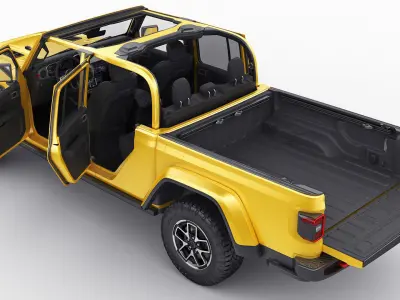 Jeep Gladiator 2024 3D model