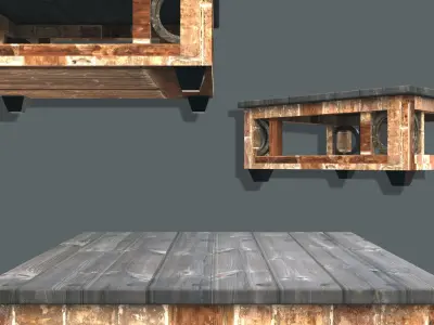 Coffee Table01 Free 3D model