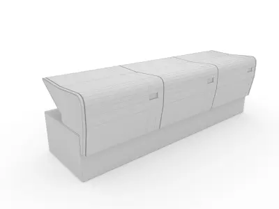 Stadium Seats 19 3D model
