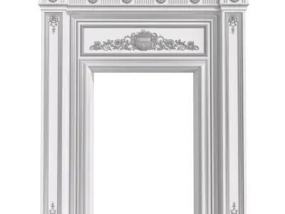 Arched doorway Arch in classic style  Door Portal 3D model