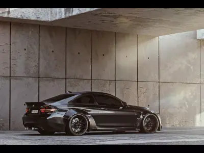 Urban Parking Low-poly 3D model