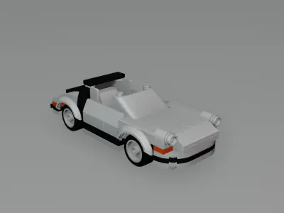 Porsche 911 Targa LEGO  3D model