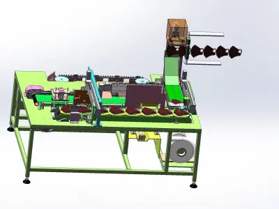 Mask bagging machine  3D model
