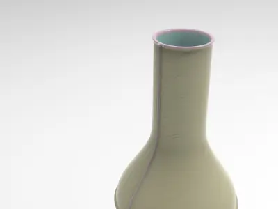 Boti Vase Low-poly 3D model