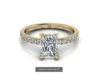 NEW ENGAGMENT RINGS COLLECTION 3D Model Pack