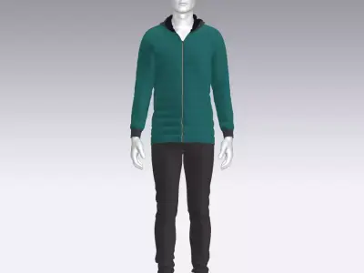 Sport Suit Low-poly 3D model 24