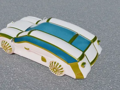 Fantasy car 3D model