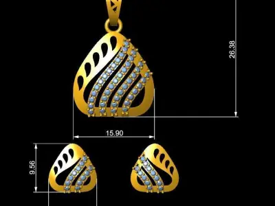 Pendant Set 3D print model order
