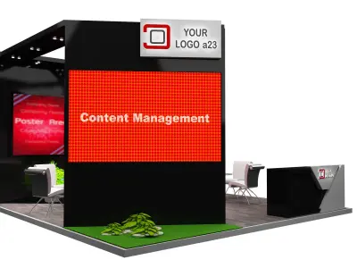 Booth Exhibition Stand a579c 3D model